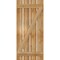 Ekena Millwork Spaced Board-n-Batten Shutters w/Z-Bar, Rough Sawn Western Red Cedar, 23W x 51H, PR RBS06Z23X051RWR - alternate 5